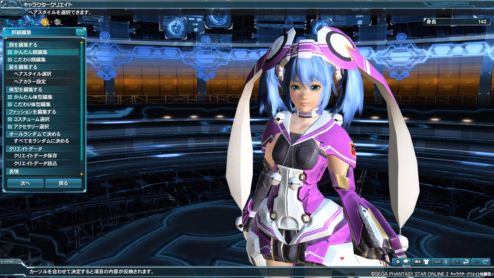 pso2 character creation braver