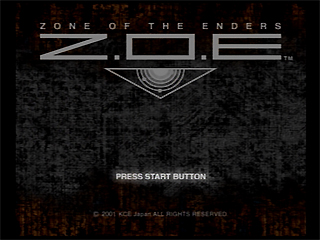 ZONE OF THE ENDERS Z.O.E